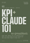 KPI + CLAUDE 101