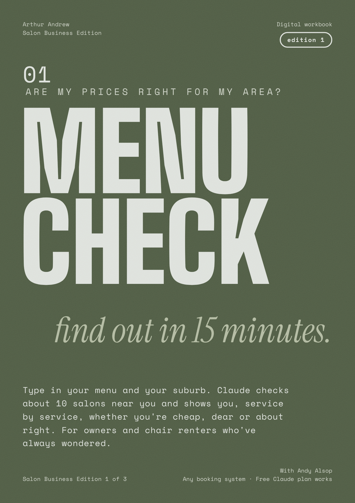 MENU CHECK